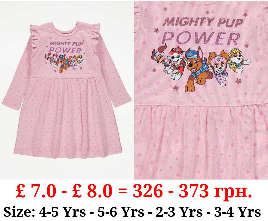 PAW Patrol Pink Mighty Pup Power Frill Dress