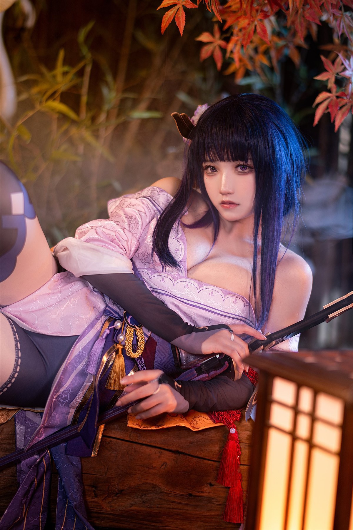 Cosplay 伊喵君 景三 八重 雷神 双倍快乐 20