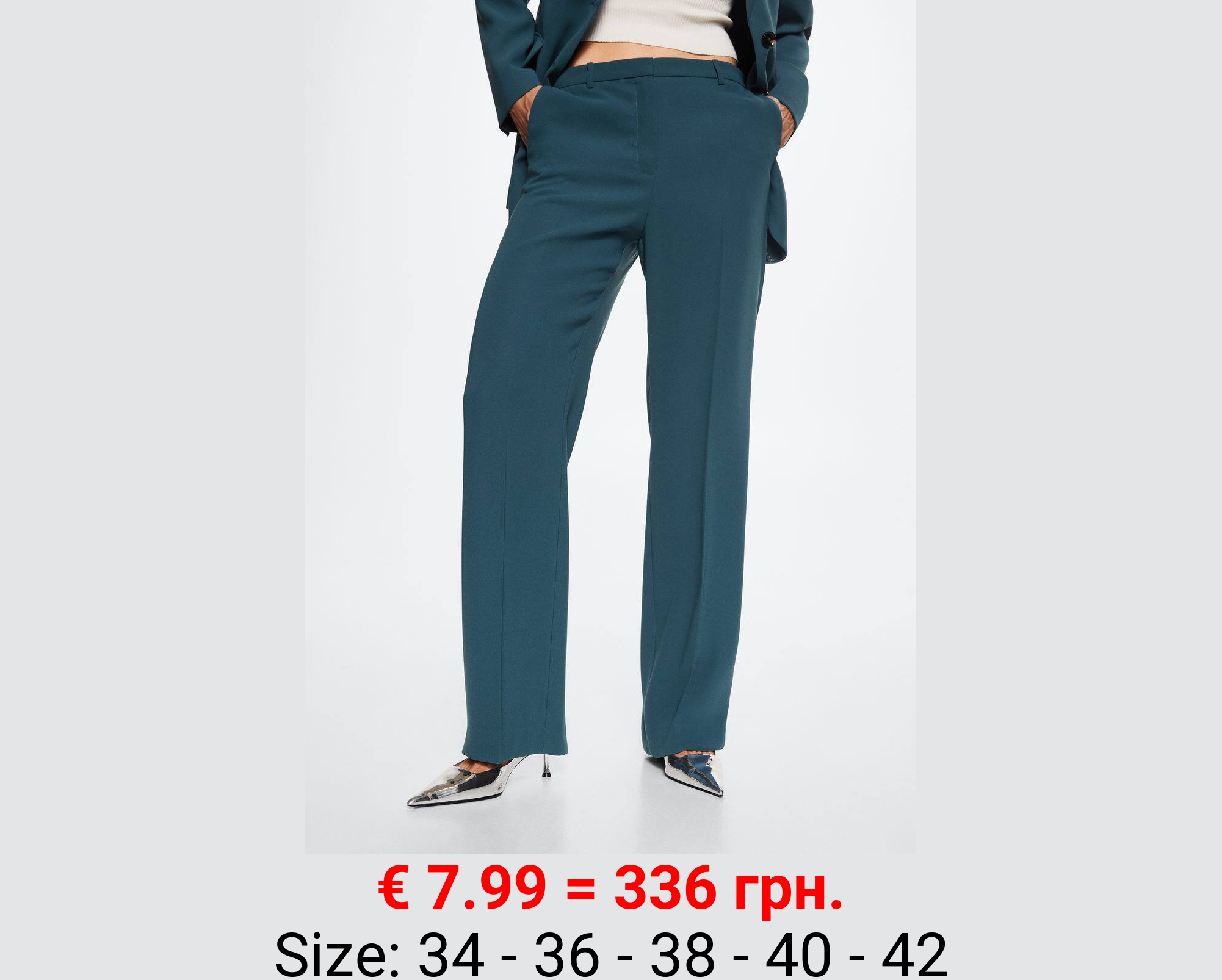 Pantalón recto traje