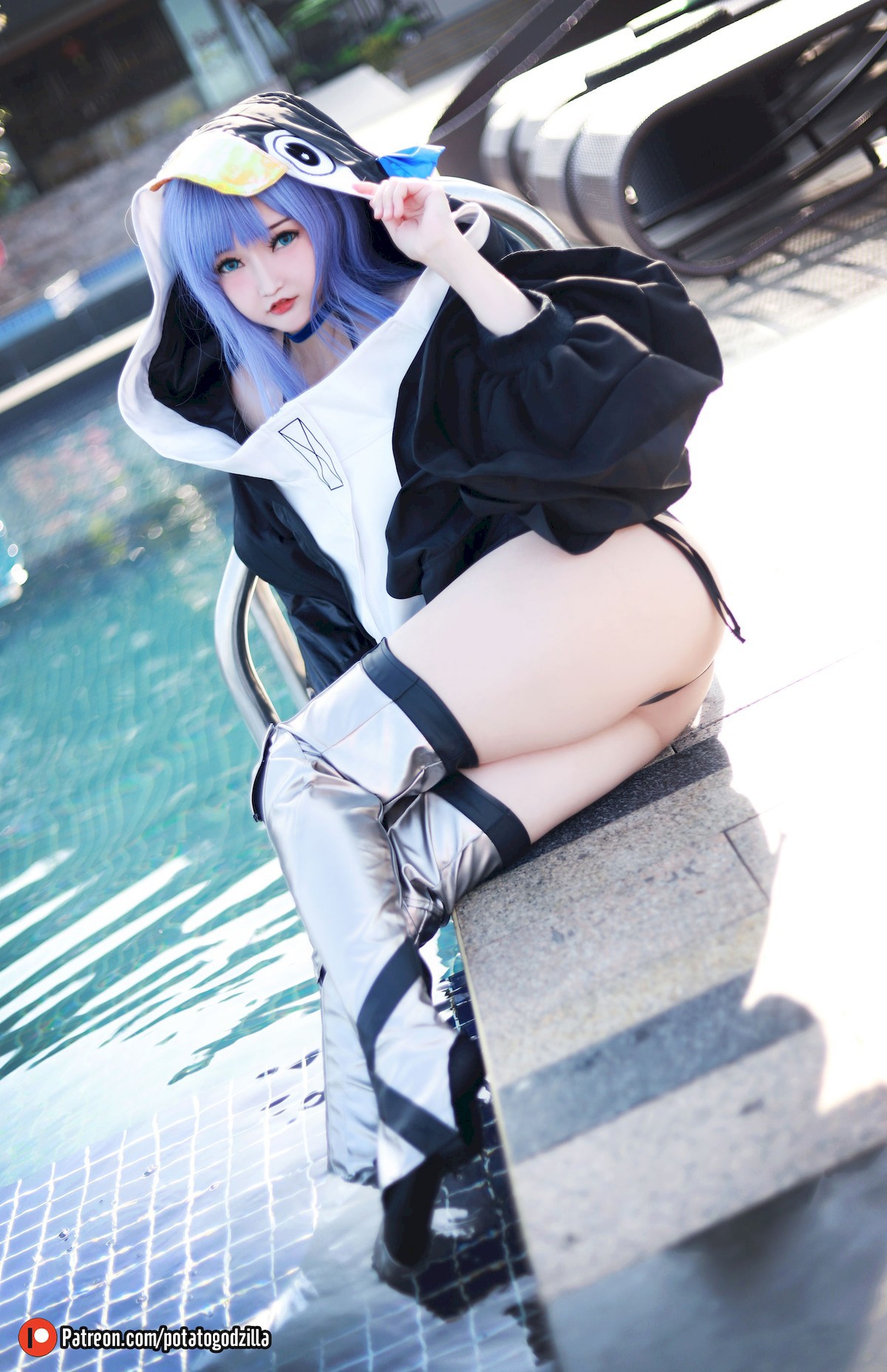 Potato Godzilla Cosplay 水着メルトリリス 7