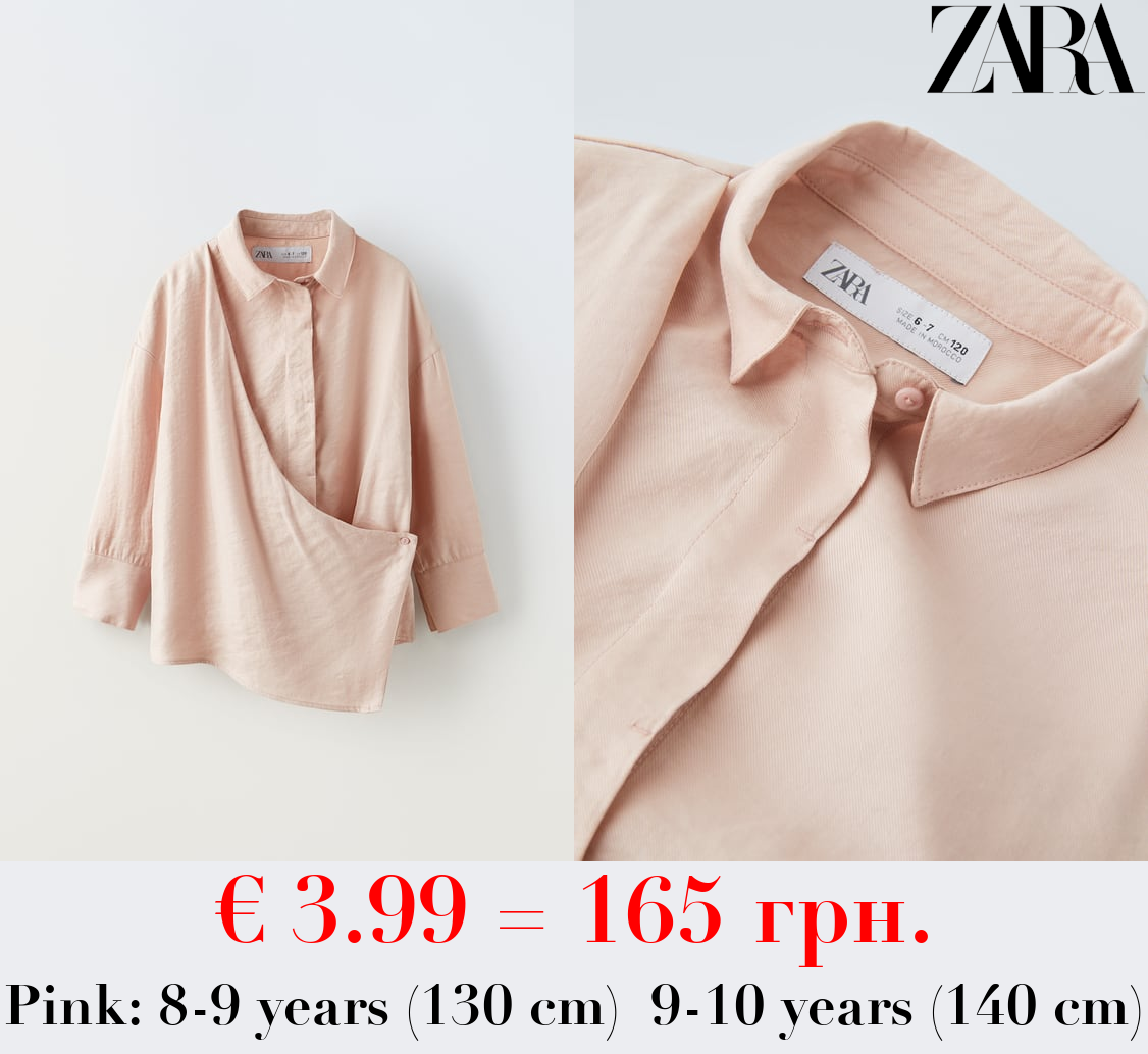 FLOWING CROSSOVER SHIRT