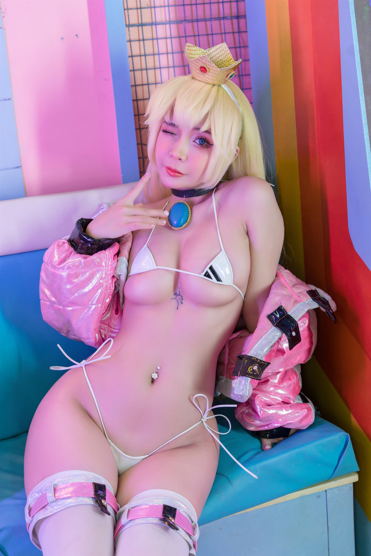 Cosplay Umeko.J Princess Peach 41