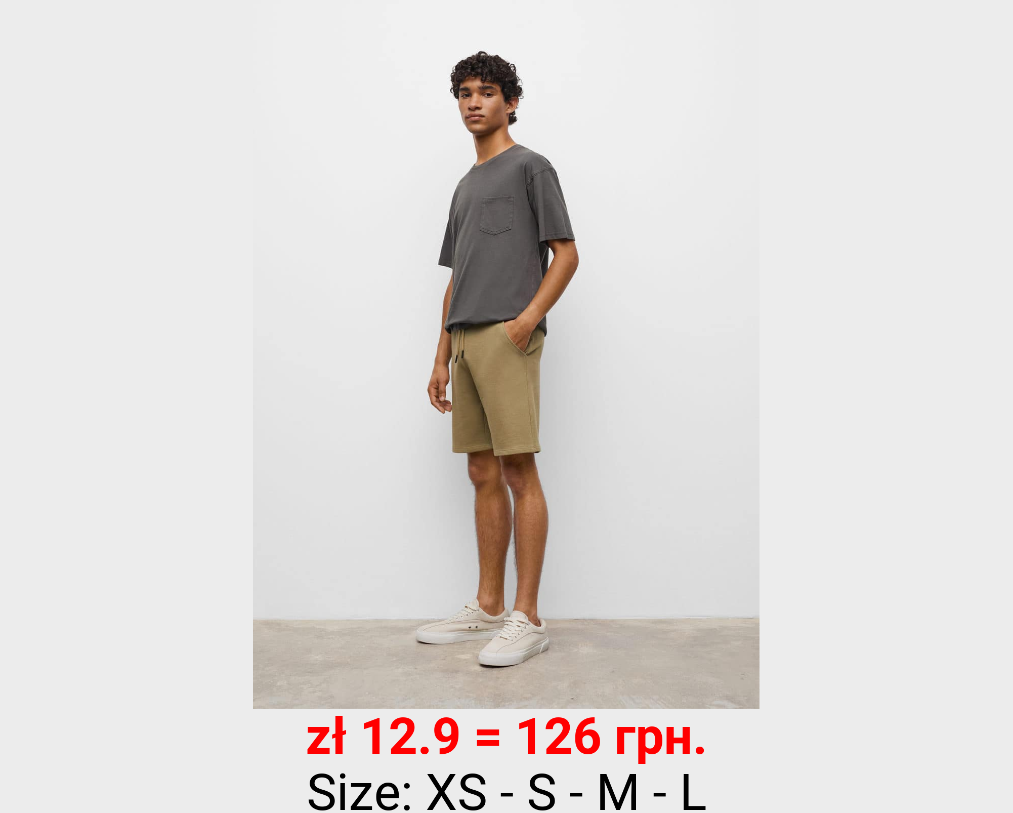 Bermudas algodón cintura elástica