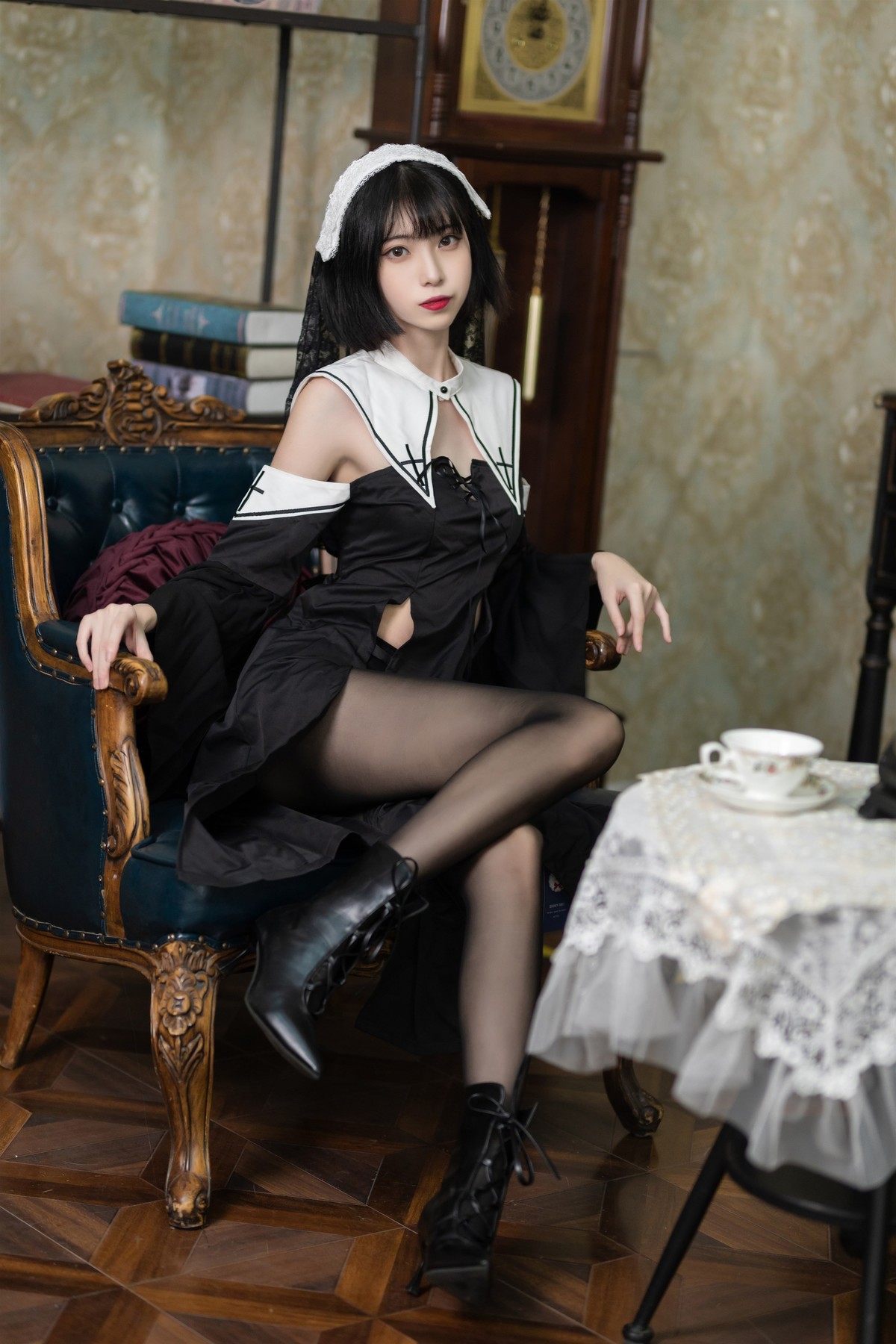 Cosplay 许岚 叁月life 暗黑修女 1