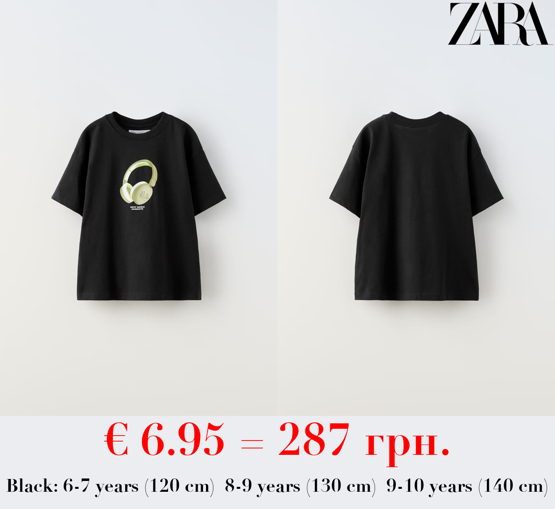 T-SHIRT WITH HEADPHONES