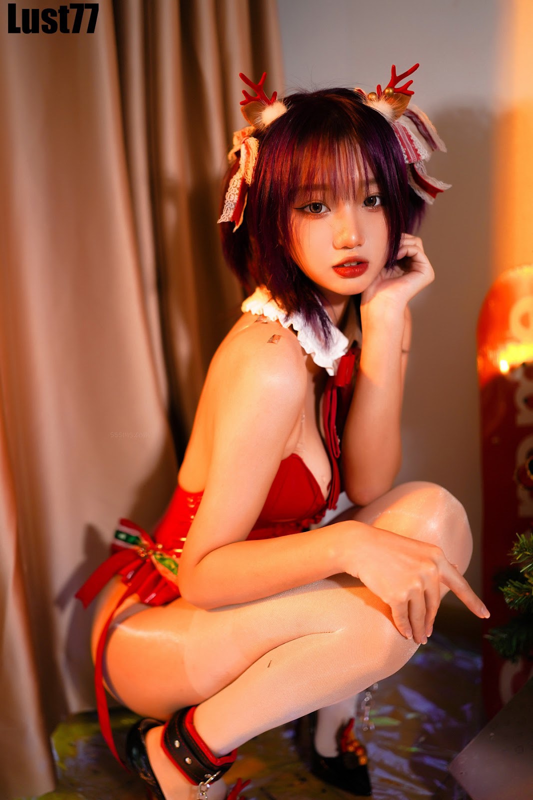 Cosplay 柒柒要乖哦 2021圣诞2 19