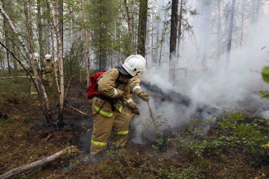 Два лесных пожара тушат в Хабаровском крае сегодня