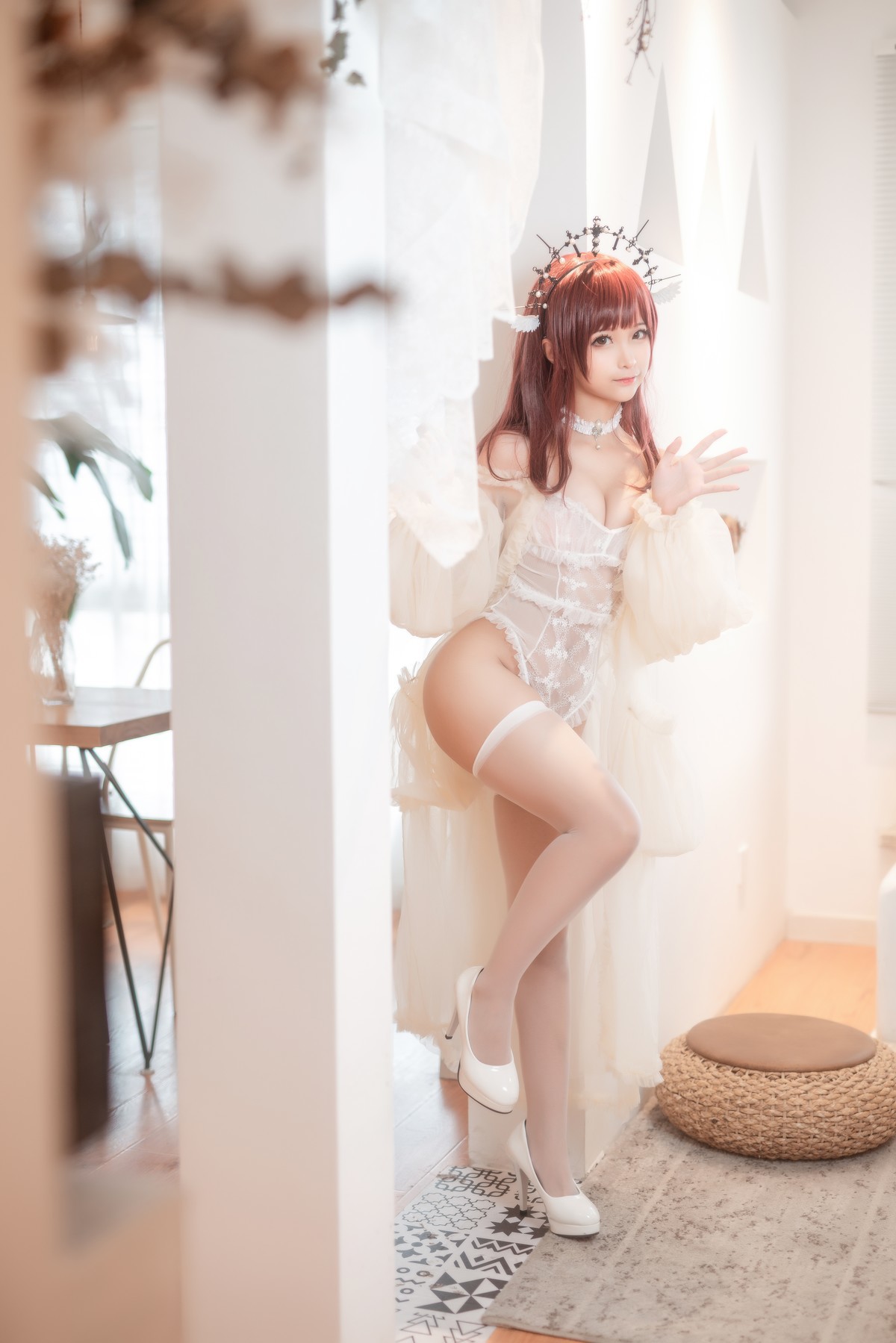 Cosplay 蠢沫沫 Chunmomo 沫沫真爱版 天使本-火天使 30