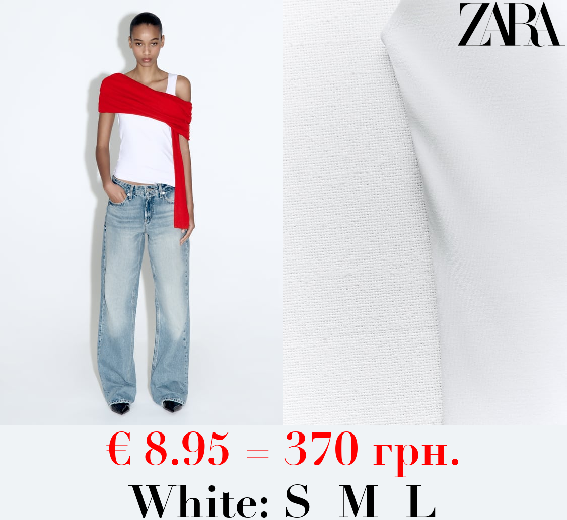 POLYAMIDE TOP WITH WIDE STRAPS