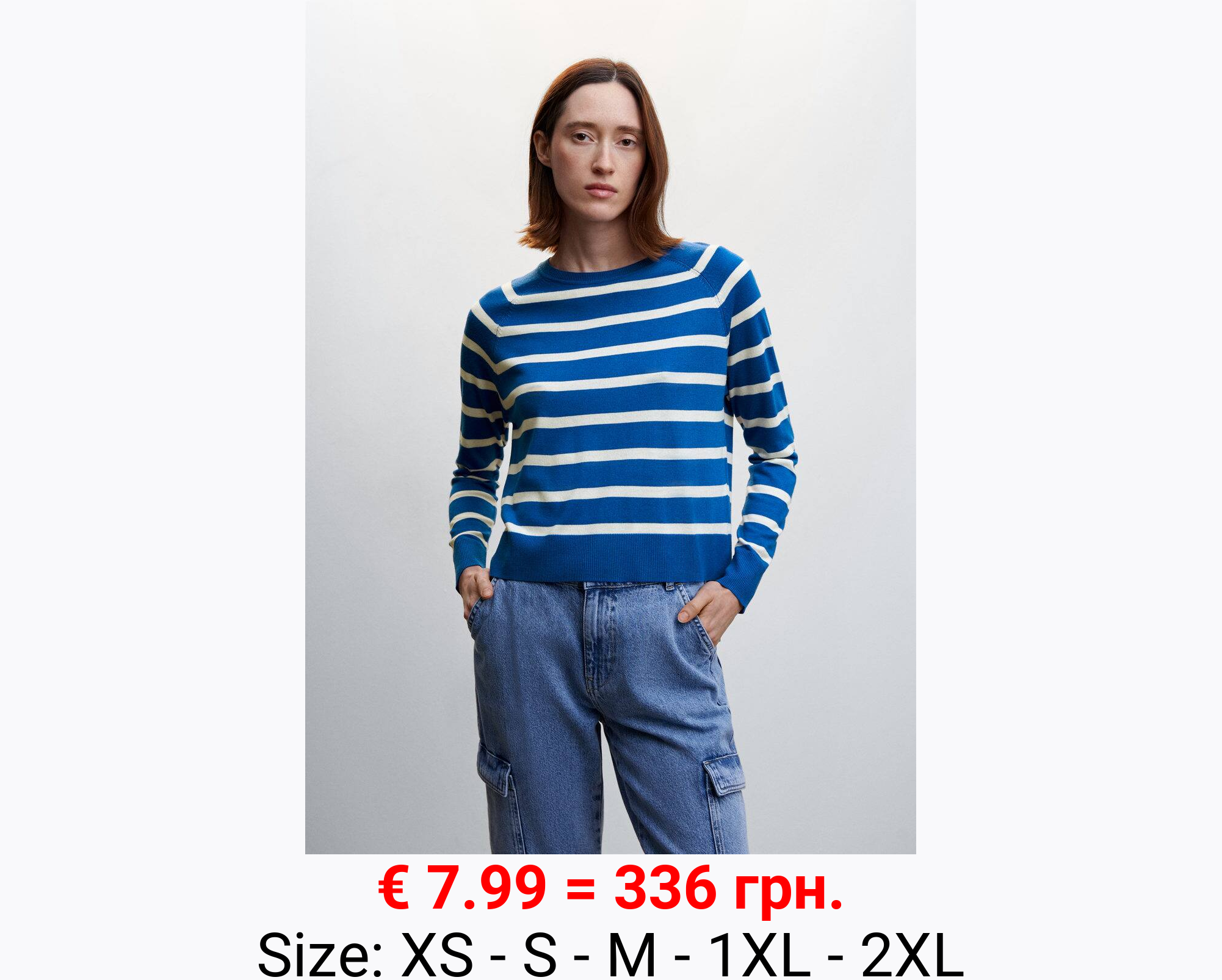 Jersey punto fino cuello redondo