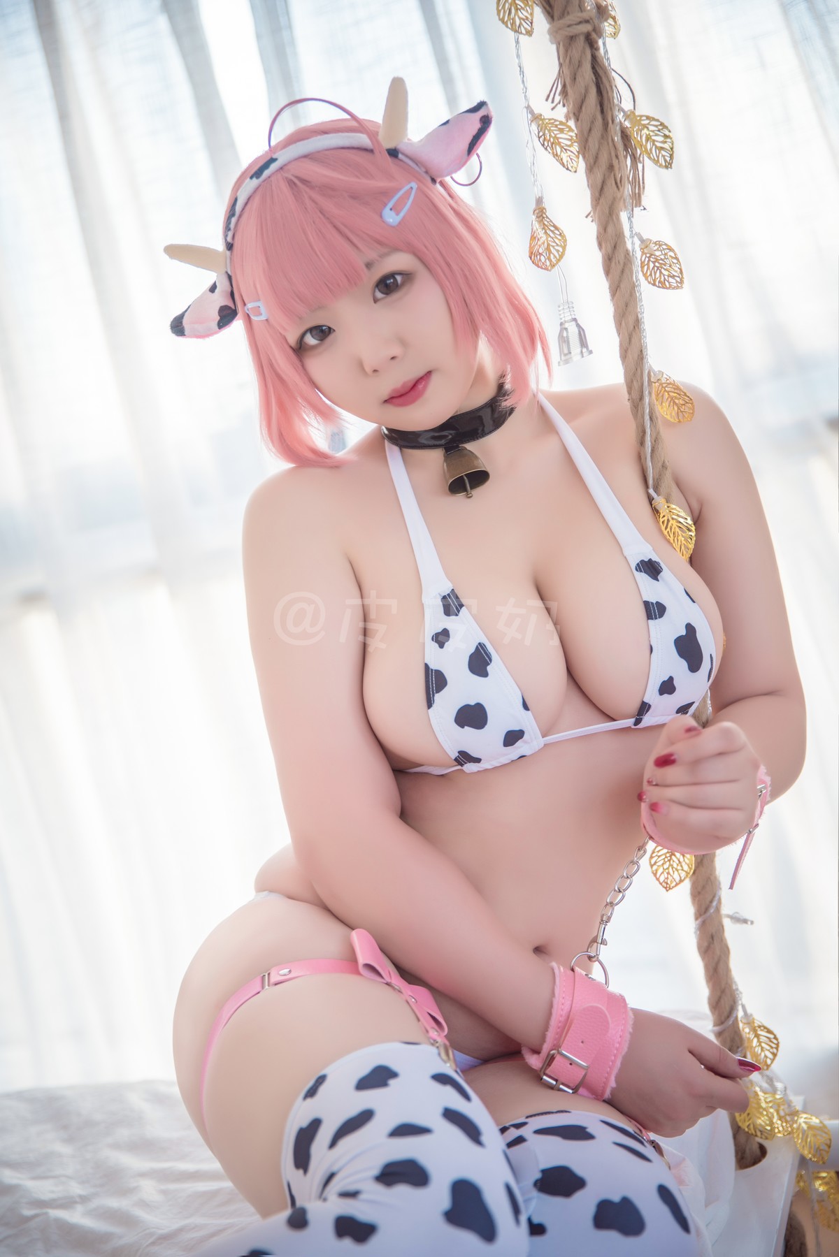 Cosplay 皮皮奶可可爱了啦 奶牛套 Set.01 4
