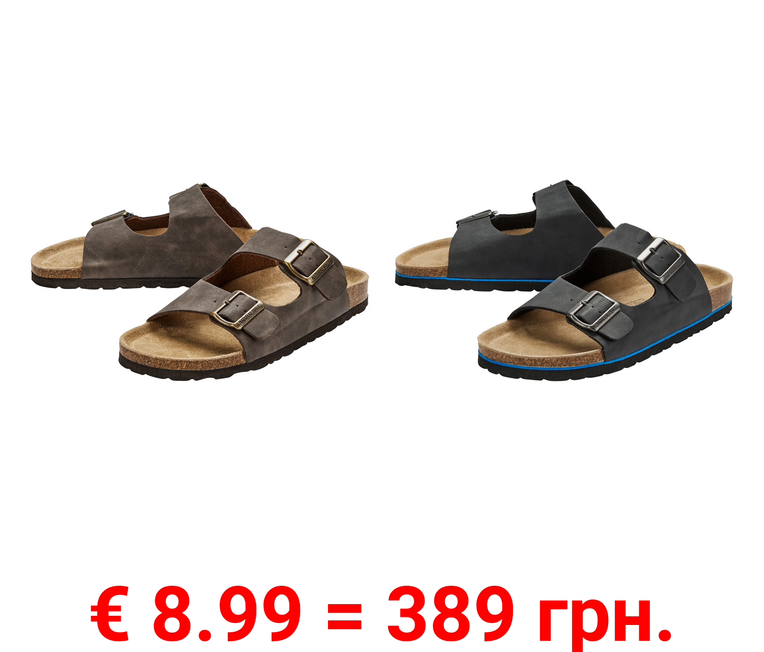 LIVERGY® Herren Pantolette mit Tieffußbett