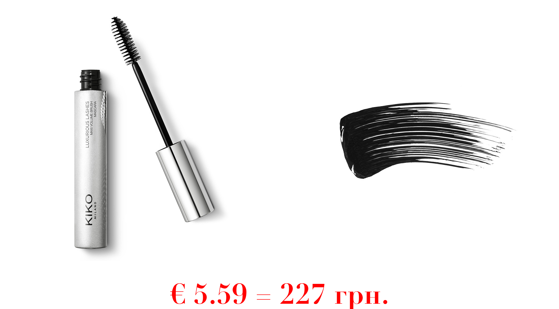 happy b-day, bellezza! luxurious lashes maxi volume brush mascara