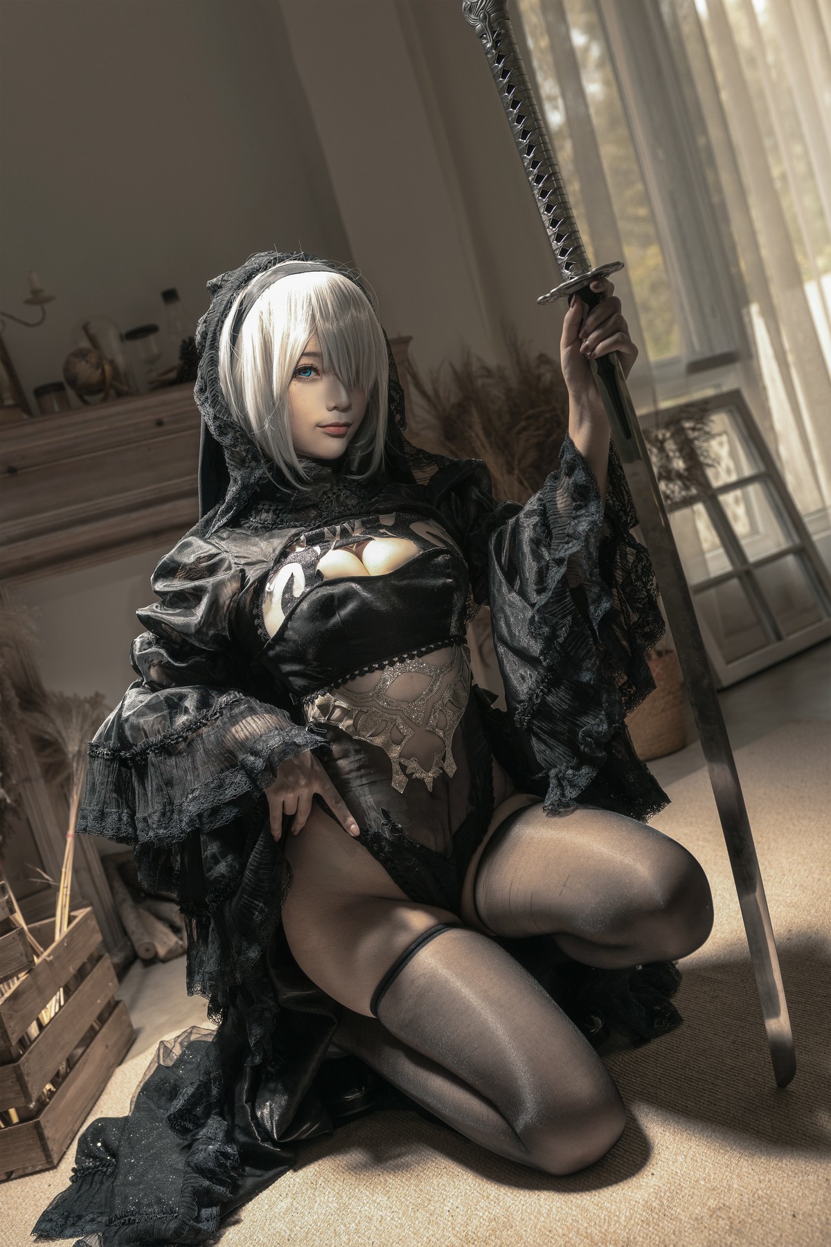 Cosplay 蠢沫沫 Chunmomo 尼尔纪元 黑花嫁 16