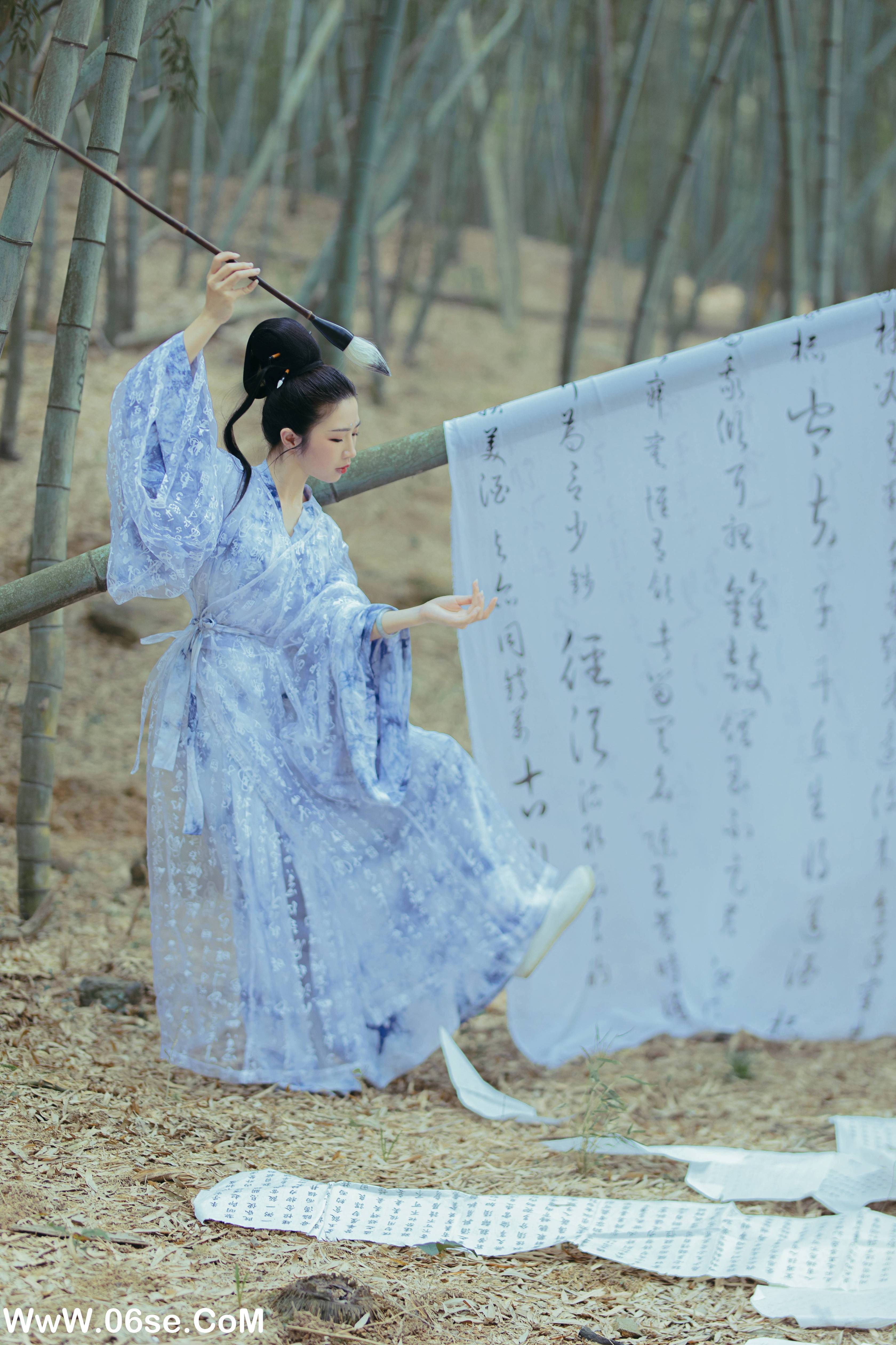 图片[10]-[YITUYU艺图语]2022.08.24 笔仙 君心蓝[21+1P／378MB]-六色网