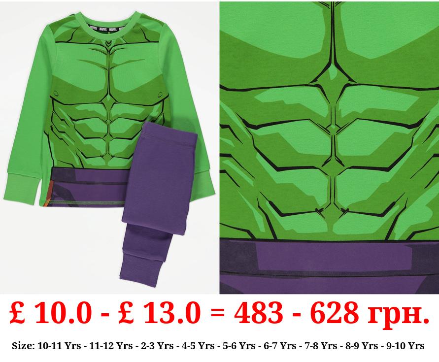 Marvel The Hulk Long Sleeve Pyjamas