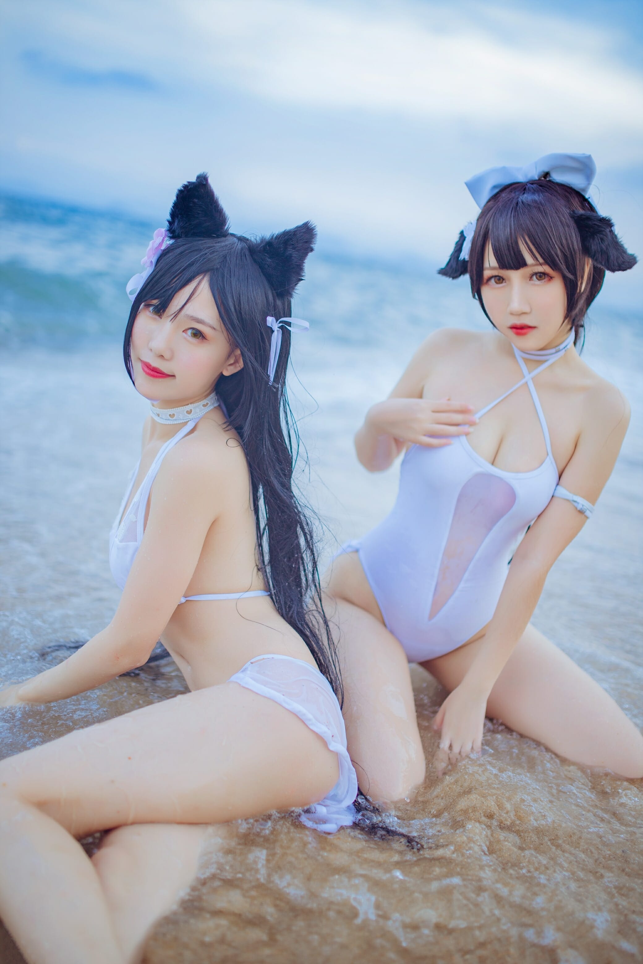抖娘利世-碧蓝航线高雄 爱宕泳装[41P] 30