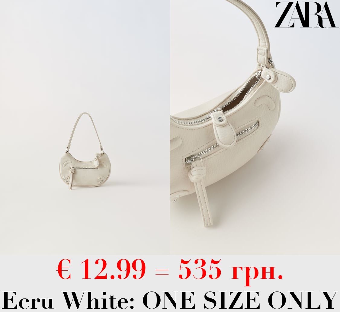 STUDDED SHOULDER BAG