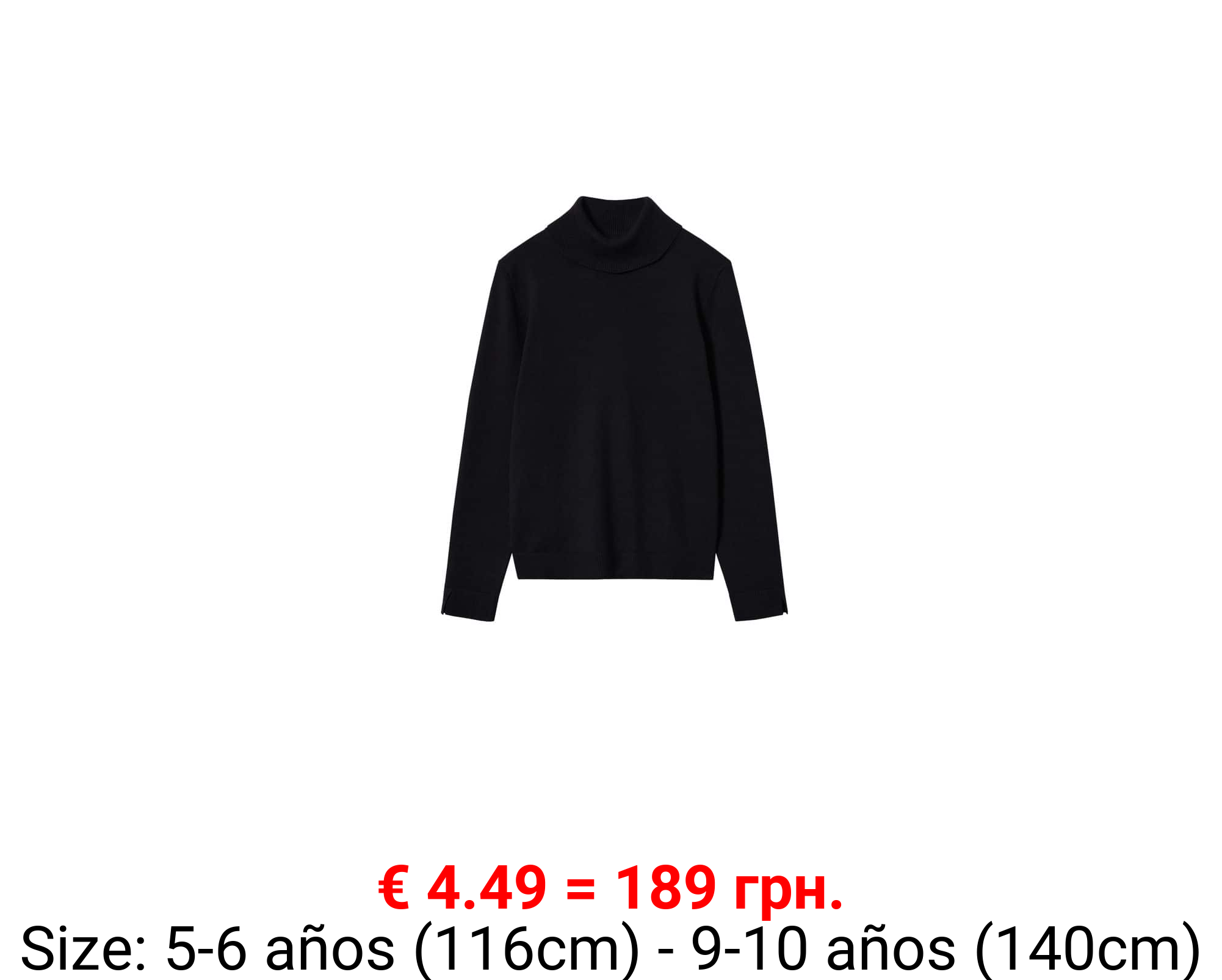 Jersey cuello vuelto