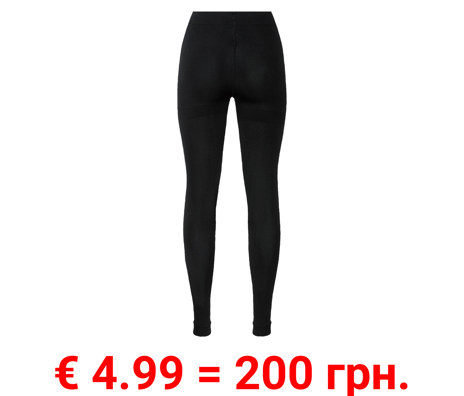 esmara® Damen Thermo-Leggings, 100 DEN, mit Komfortbund