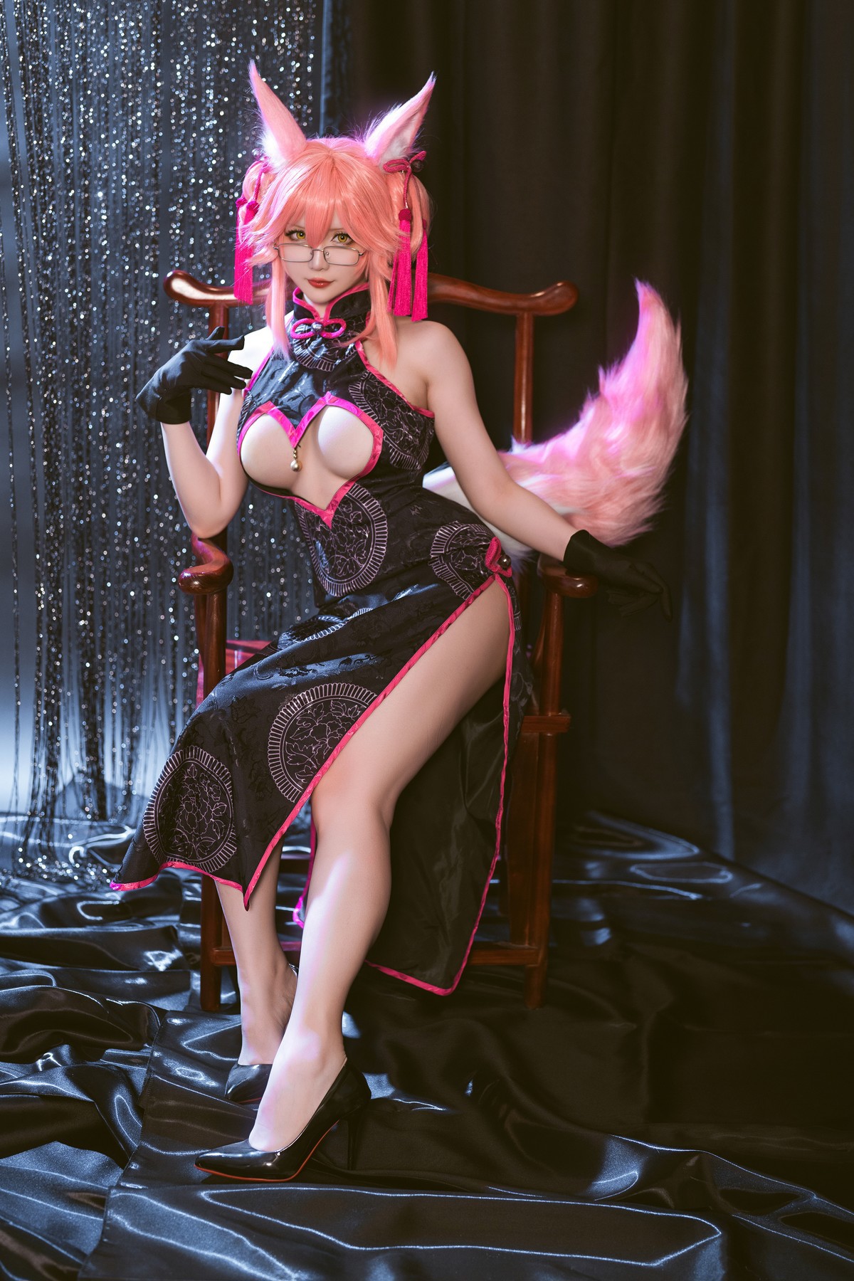 星之迟迟 Cosplay FGO高扬斯卡娅旗袍 19