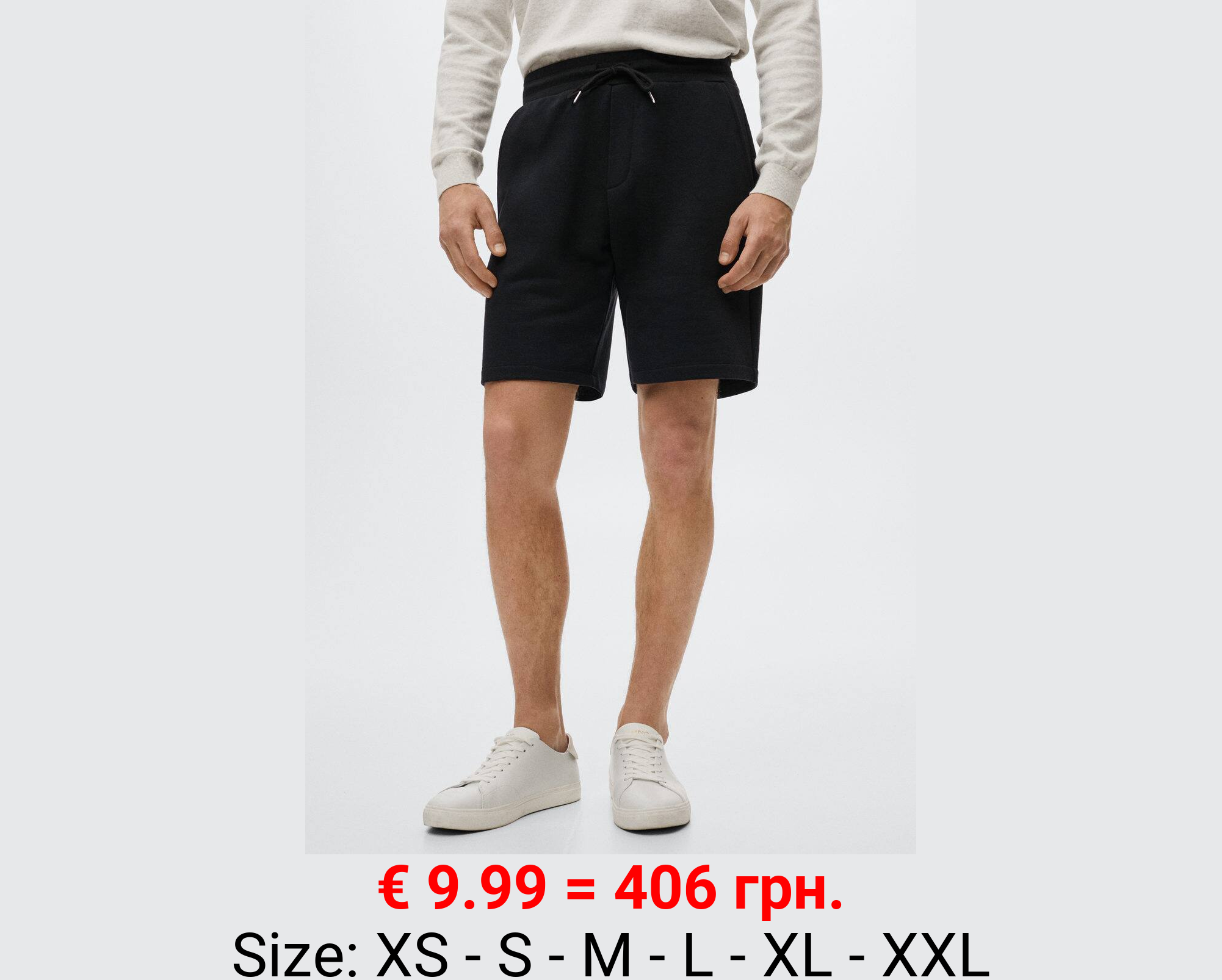 Bermudas jogger algodón