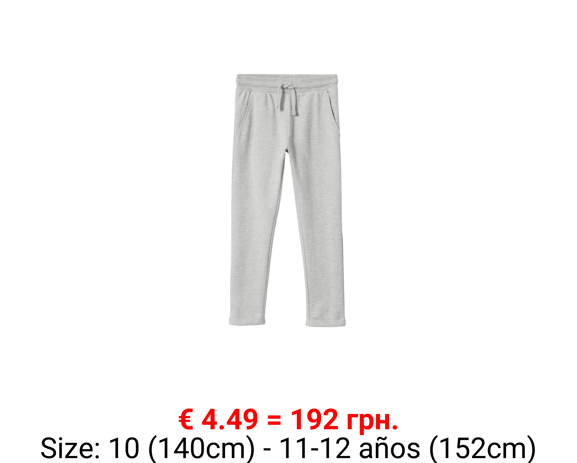 Pantalón jogger algodón