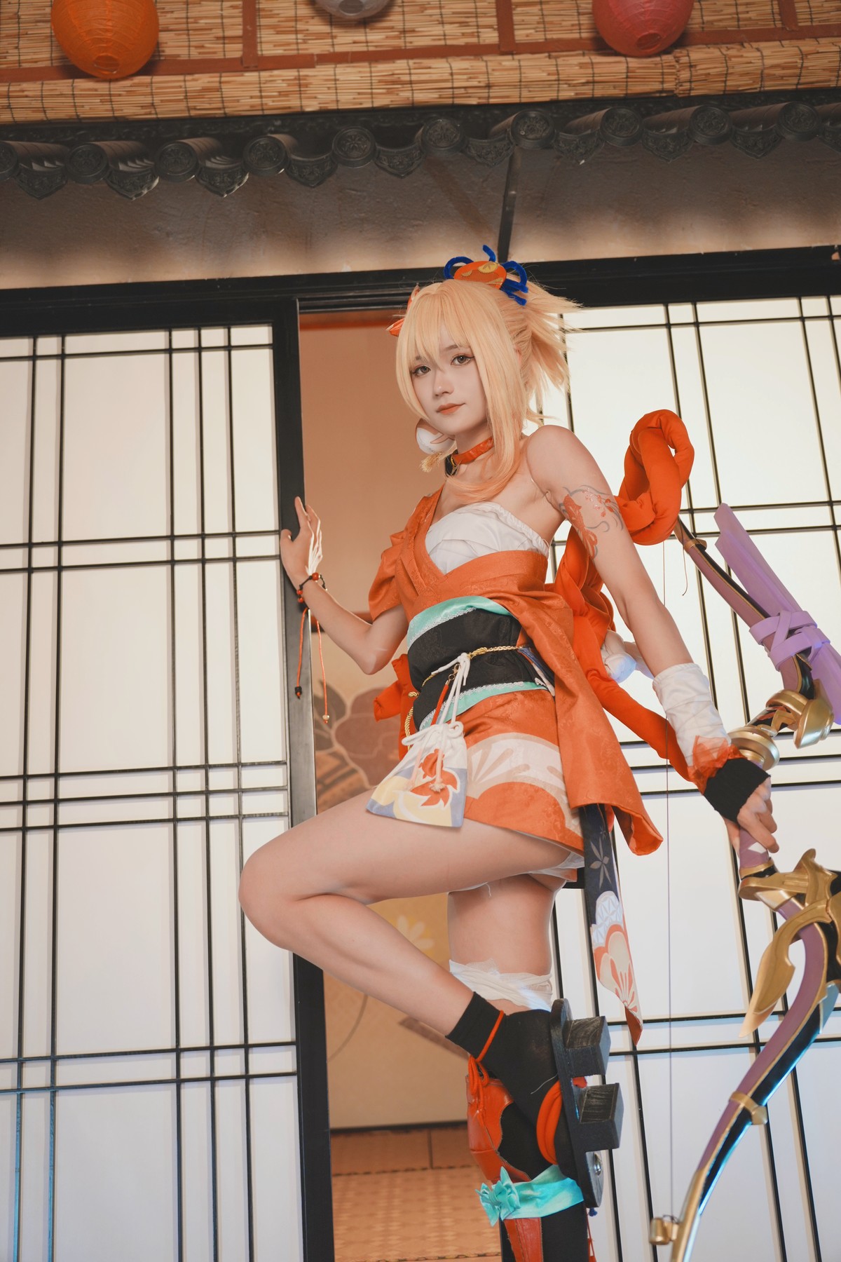 Cosplay 兔子Zzz不吃胡萝卜 我就说我就是宵宫 4