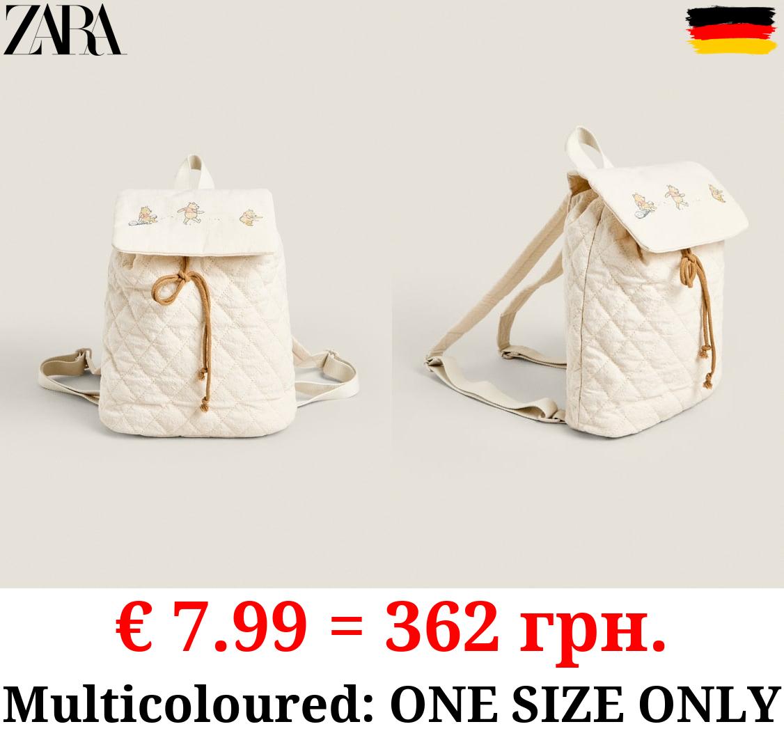 WINNIE THE POOH QUILTED BACKPACK