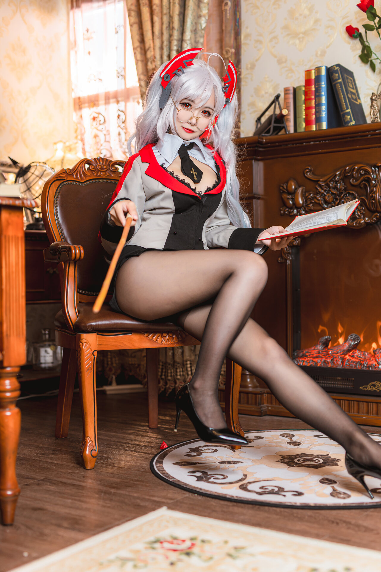[Momoko葵葵] Prinz Eugen 欧根亲王 Teacher Ver. 5