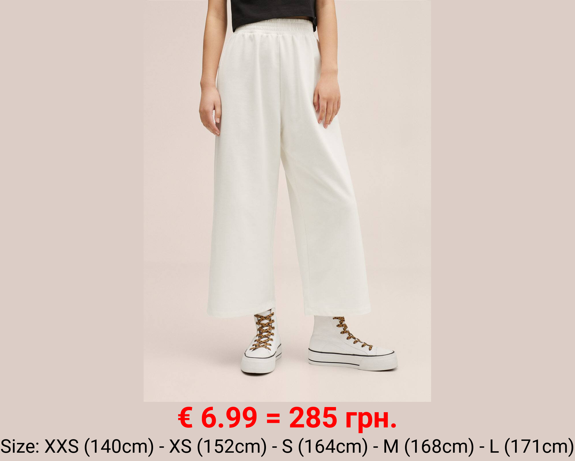 Pantalón culotte punto