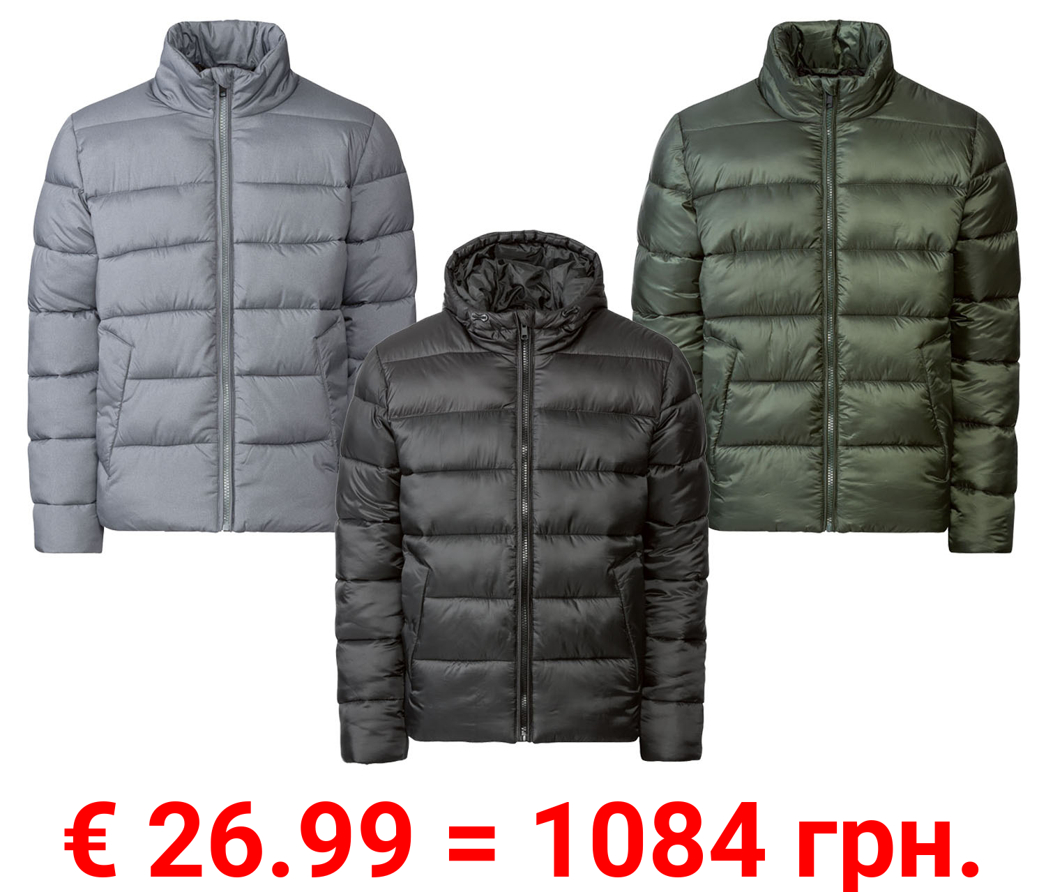 LIVERGY® Herren Steppjacke mit hervorragender Wärmeisolierung