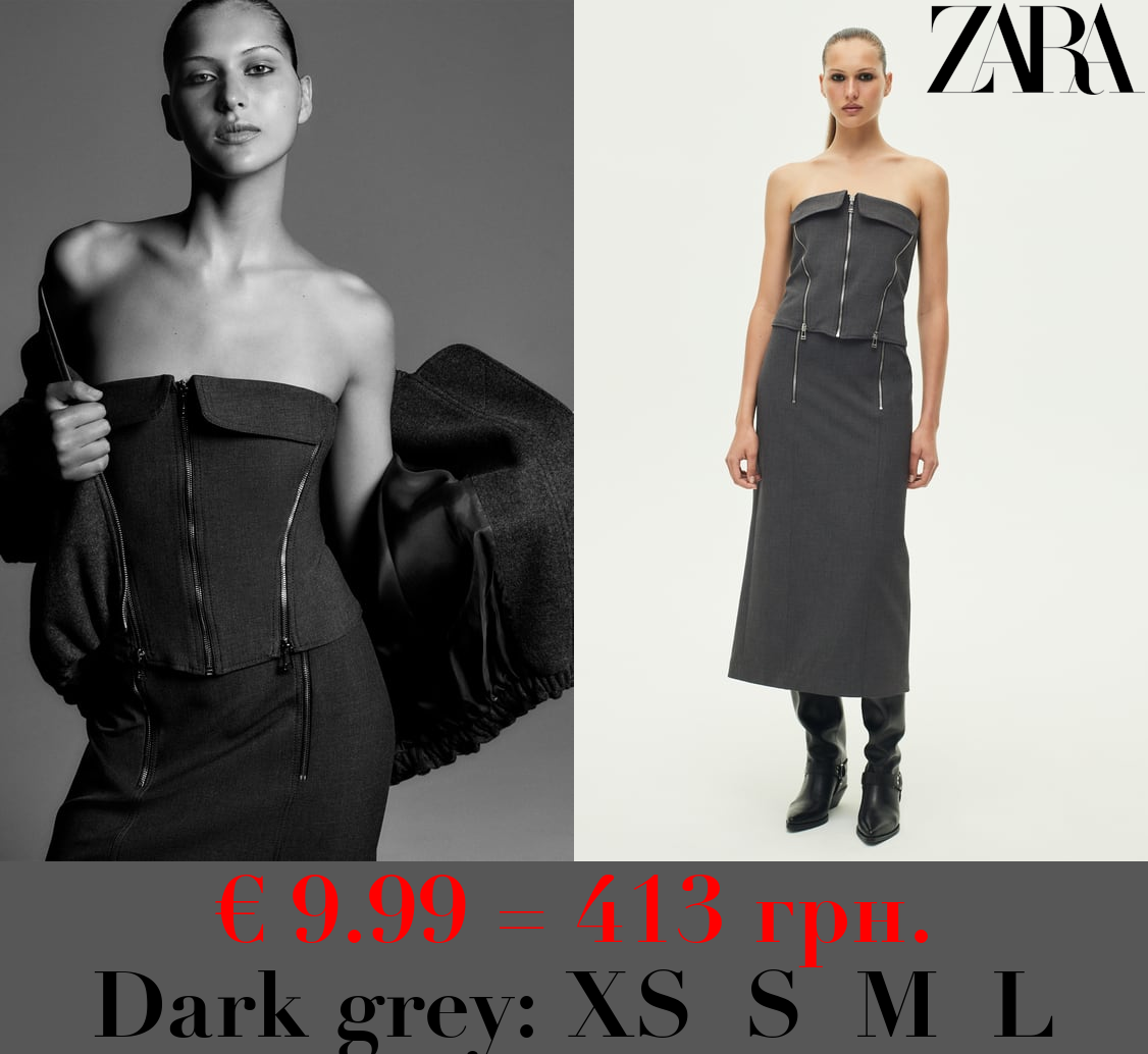 ZW COLLECTION BUSTIER TOP