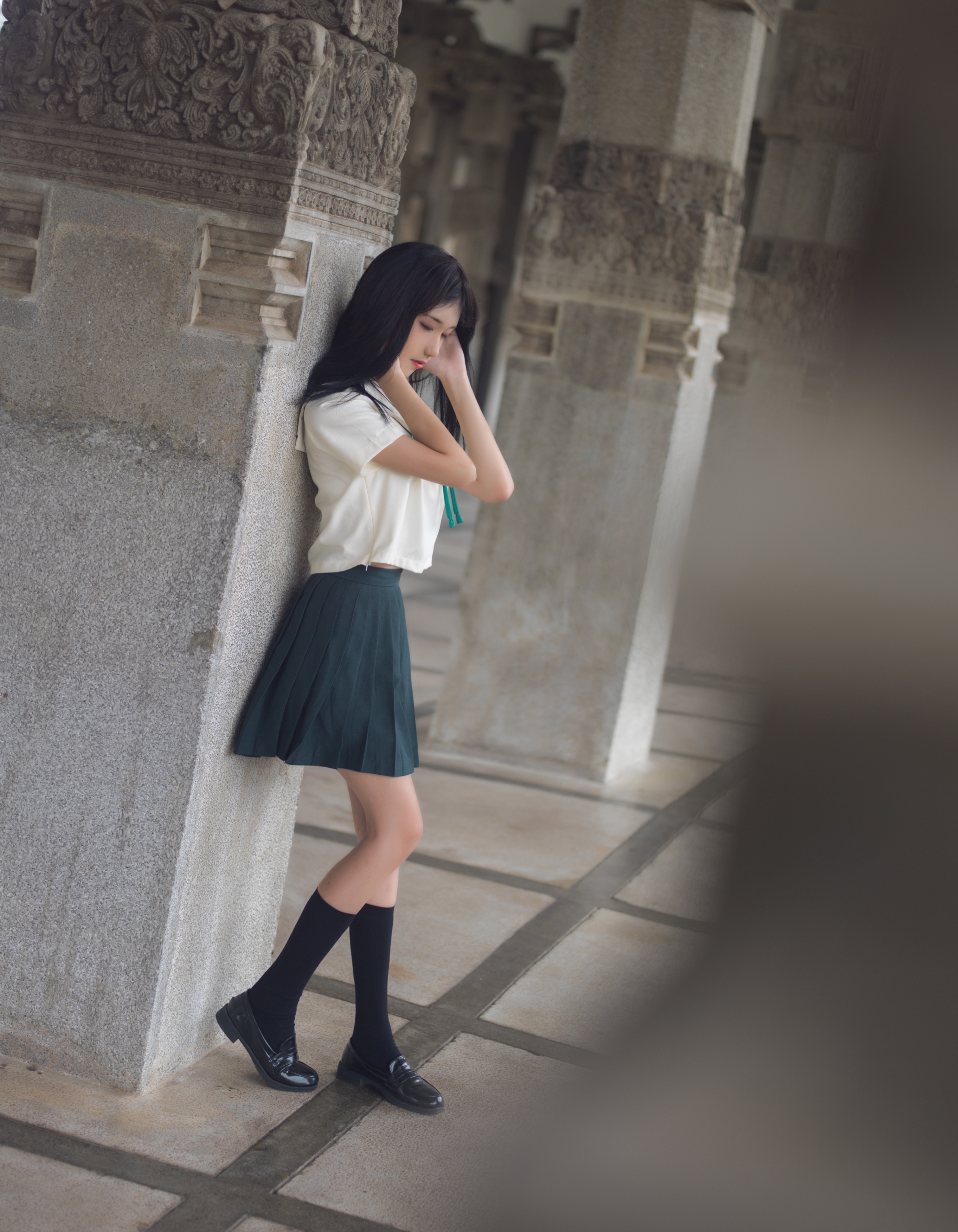 南桃Momoko-咖jk、蓝jk、绿jk[45P] 41