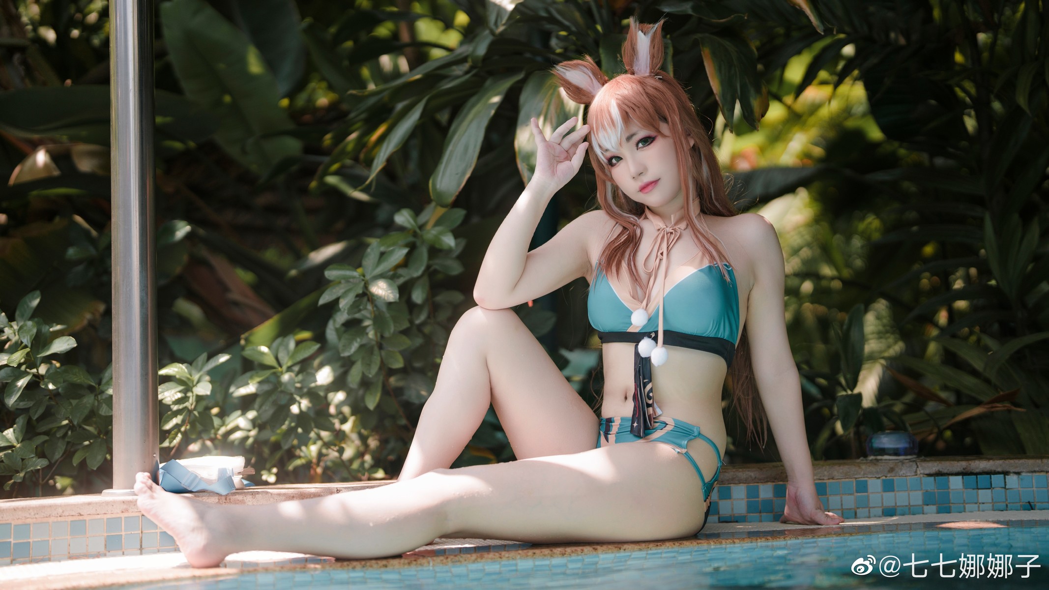 七七娜娜子 Cosplay 希娜吧 ​​​Swimsuit Ver 21