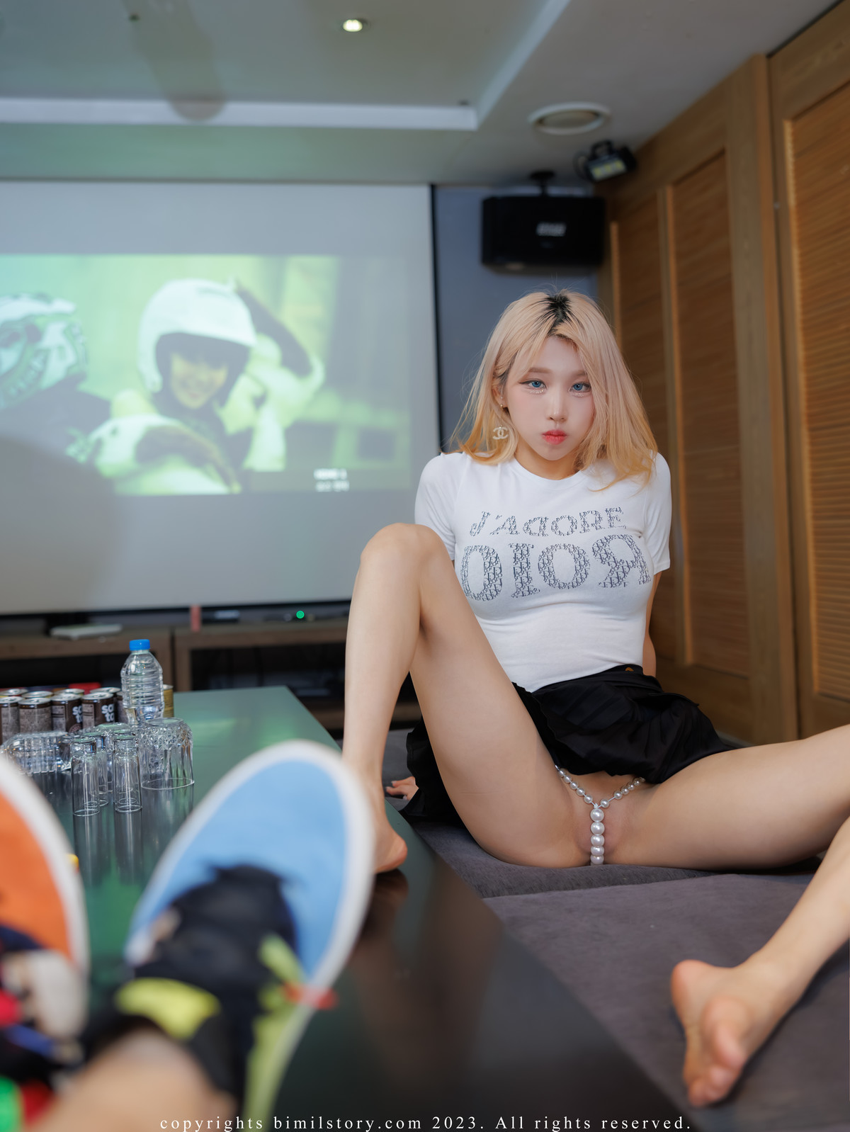 Taeri 태리, [Bimilstory] Karaoke Girl Bead Panty Set.01 2