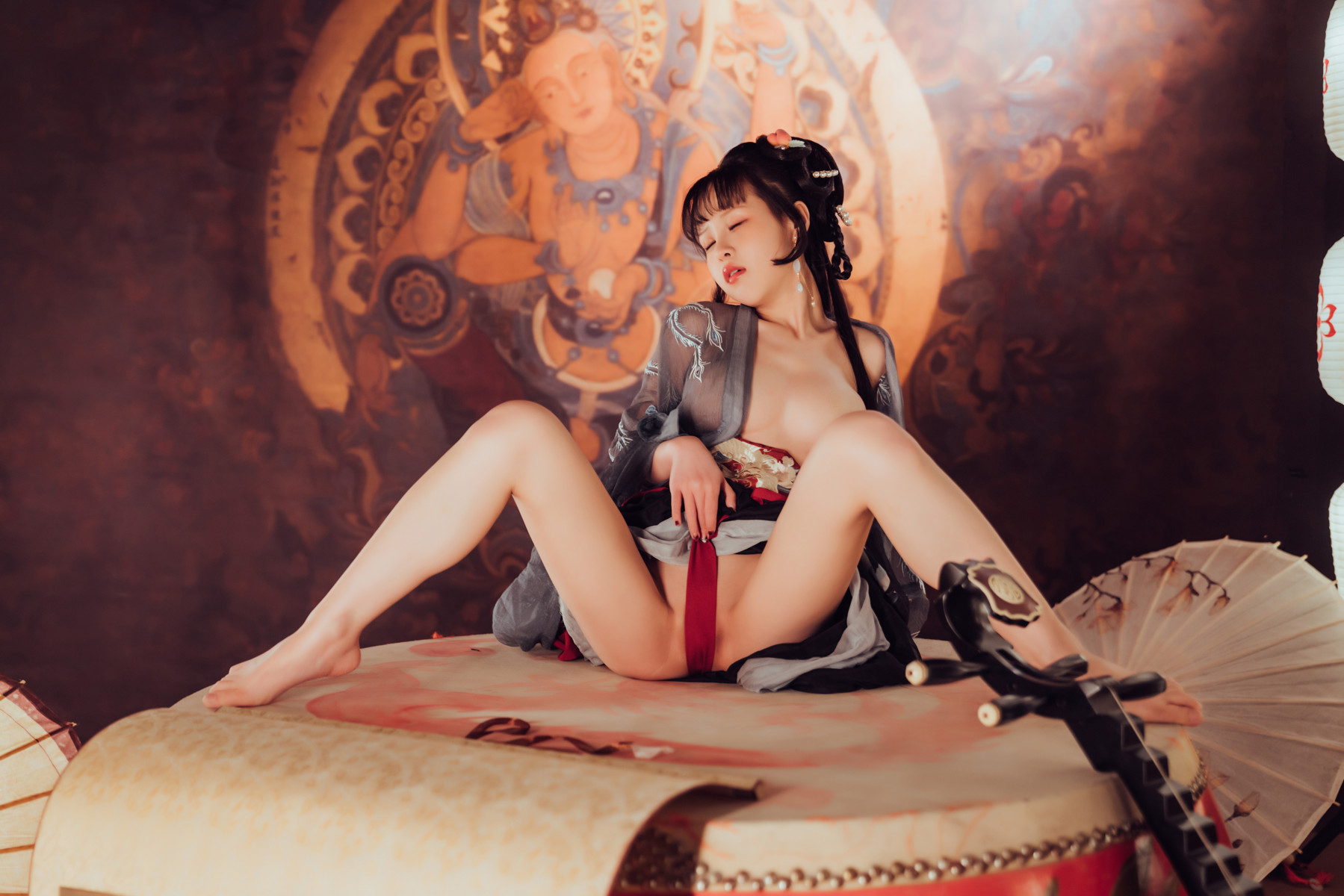 Cosplay 晕崽Zz 小琵琶精 Set.01 33
