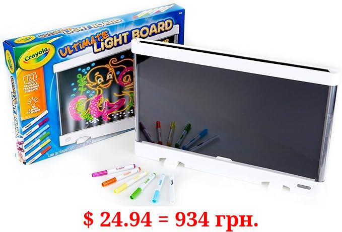 Crayola Ultimate Light Board - White, Kids Tracing & Drawing Board, Holiday & Birthday Gift for Boys & Girls, Toys, Ages 6, 7, 8