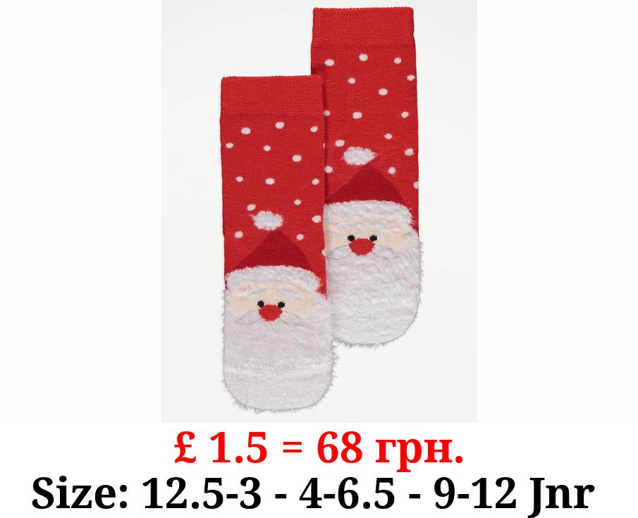 Red Santa Cosy Socks