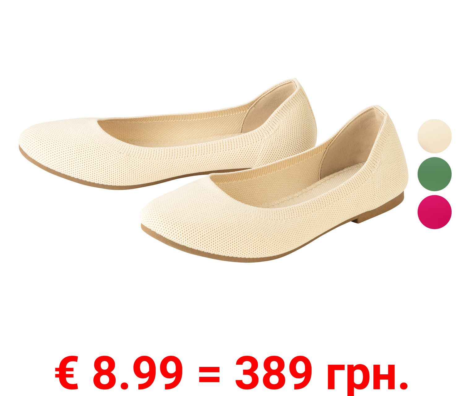 esmara® Damen Ballerinas, faltbar