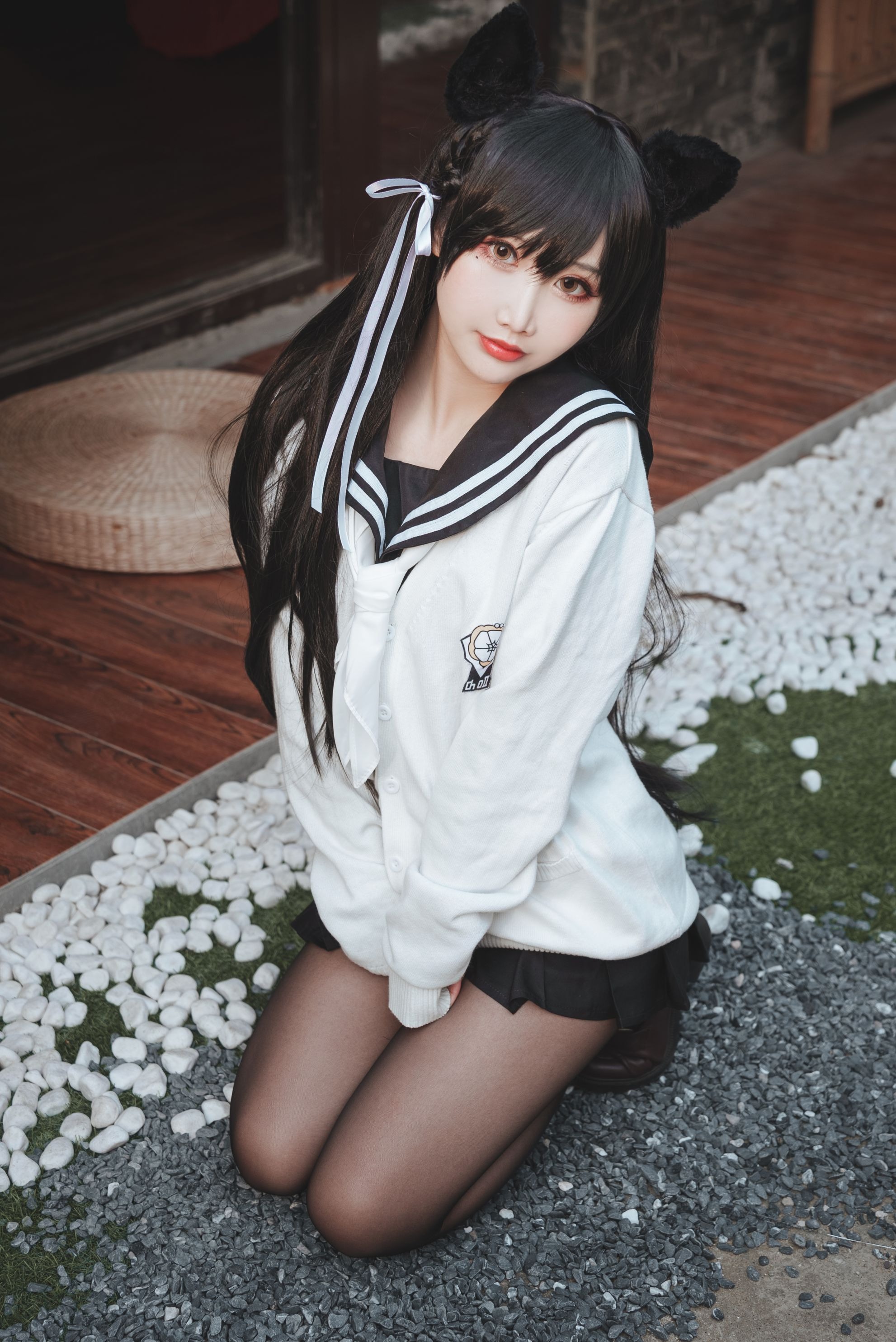 面饼仙儿 爱宕JK2 [47P-1V-529M] 46