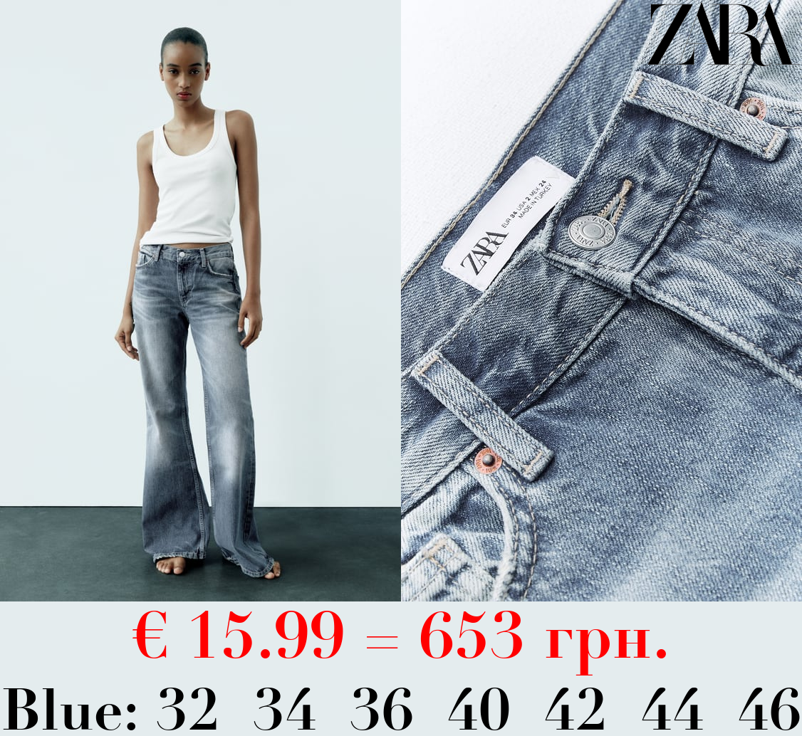 MID-RISE FLARED TRF JEANS