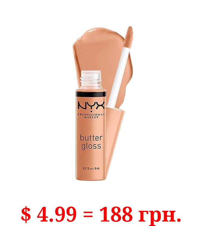 NYX PROFESSIONAL MAKEUP Butter Gloss, Non-Sticky Lip Gloss - Fortune Cookie (True Nude)