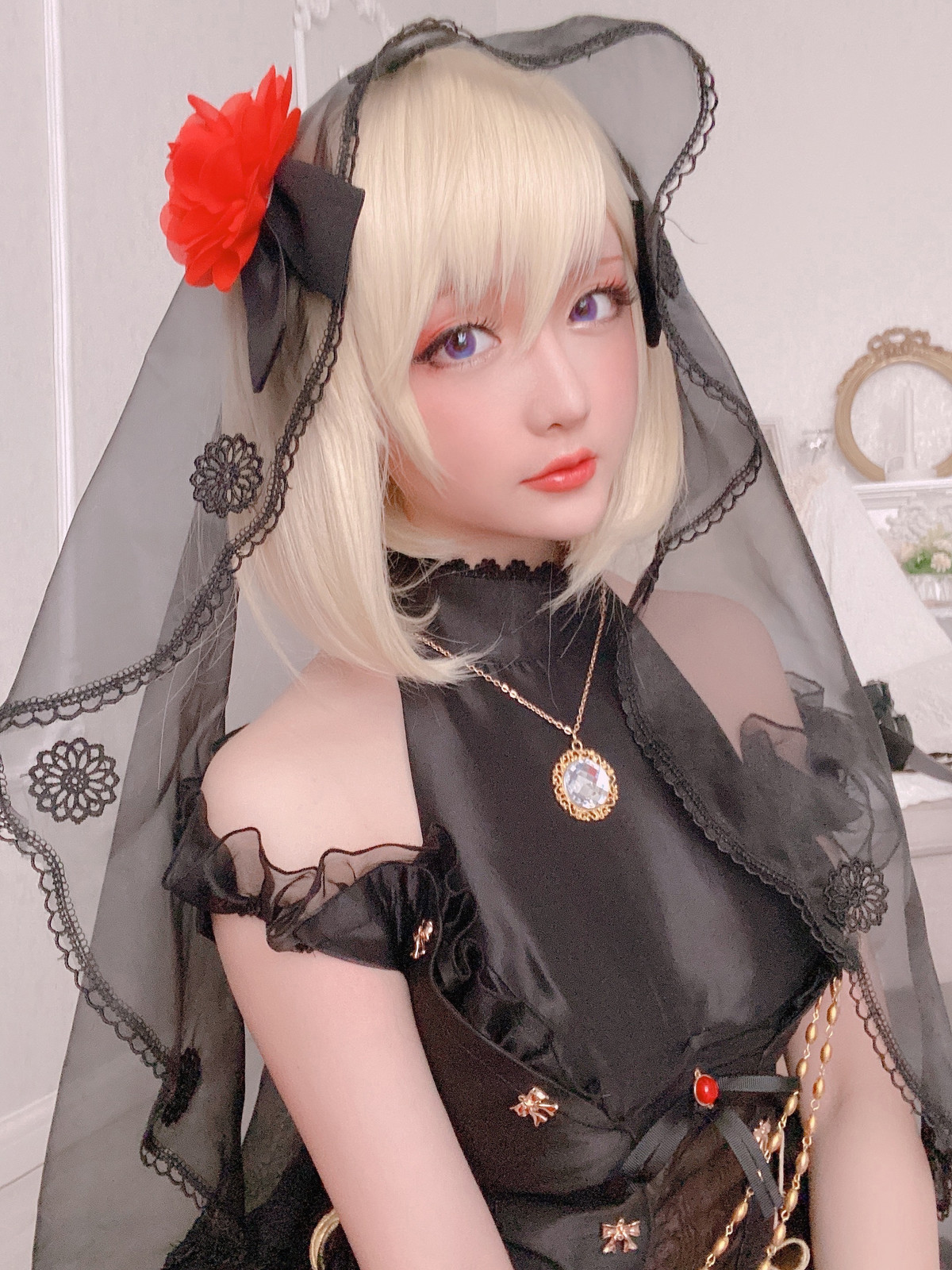Cosplay 星之迟迟Hoshilily Z23婚纱 31