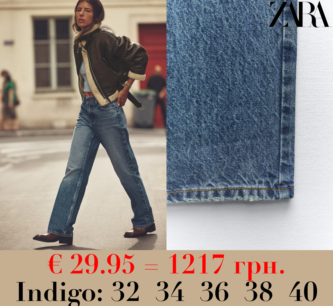 Z1975 STRAIGHT-FIT HIGH-WAIST FULL LENGTH JEANS