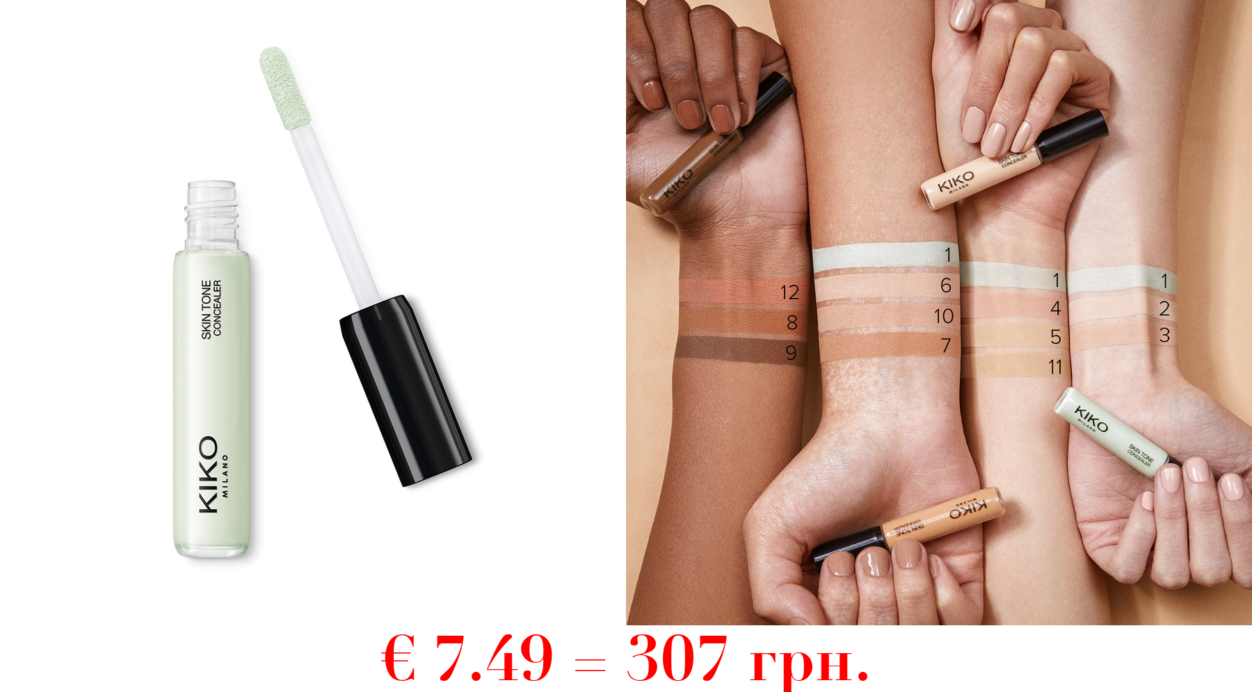skin tone concealerFlüssiger, glättender Concealer mit natürlichem Finish