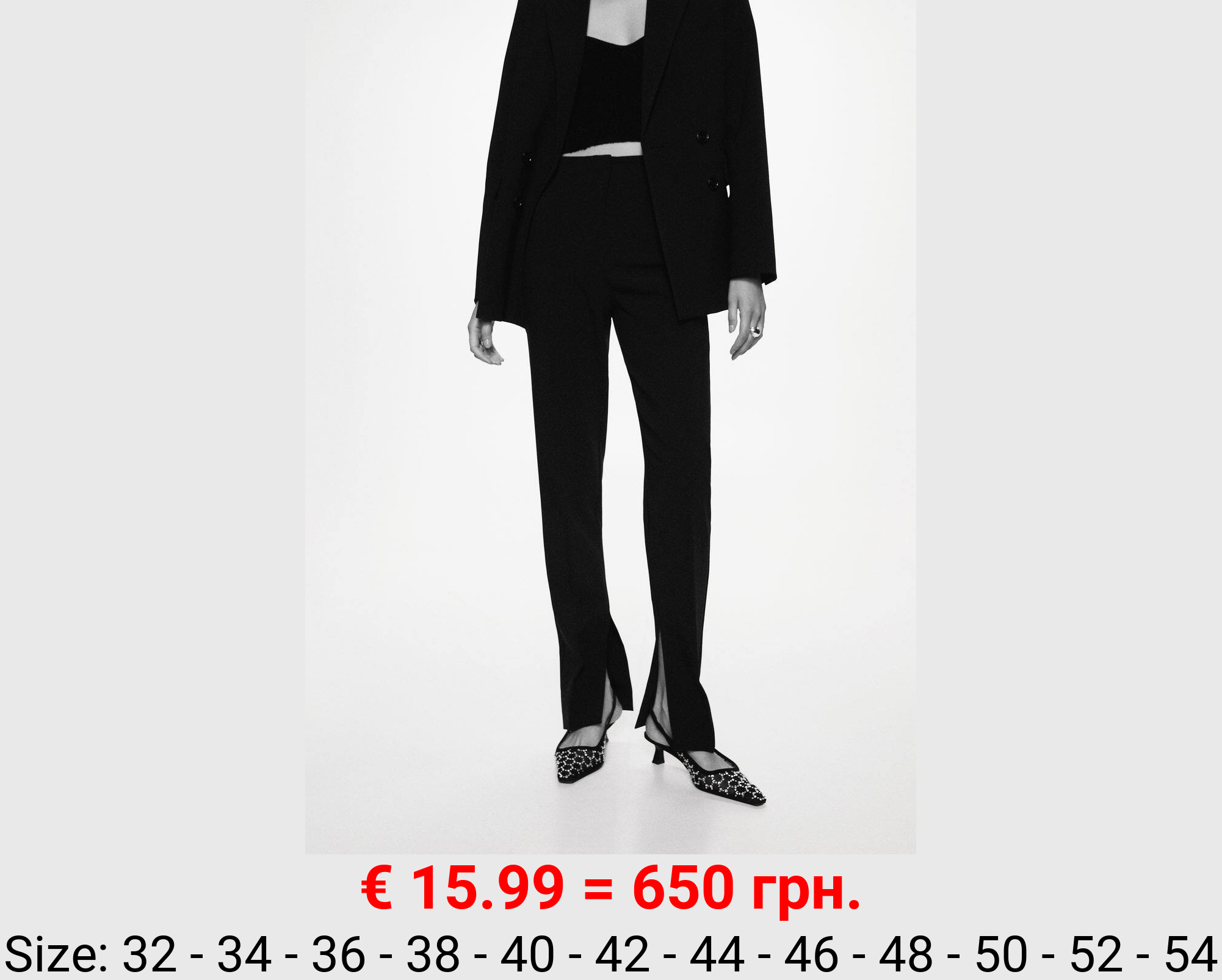 Pantalón aberturas bajo