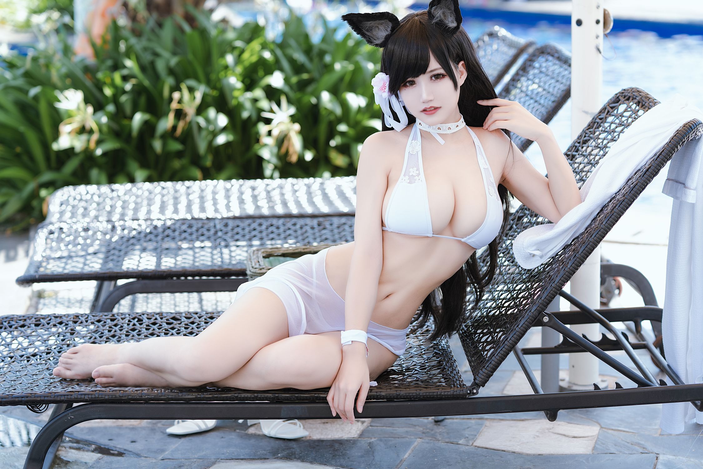 小仓千代w-7月舰长爱宕泳装[22P] 5