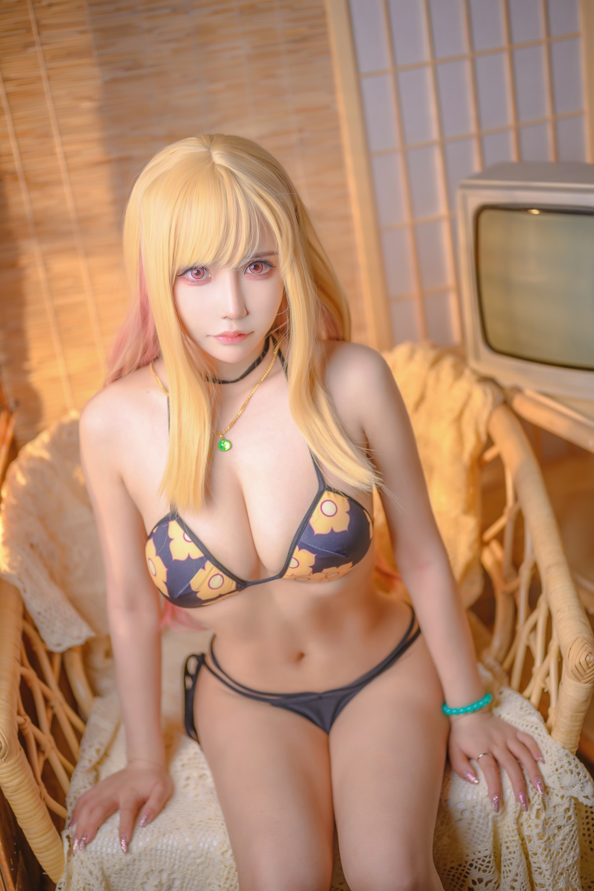 抱走莫子 Cosplay 喜多川泳装 1