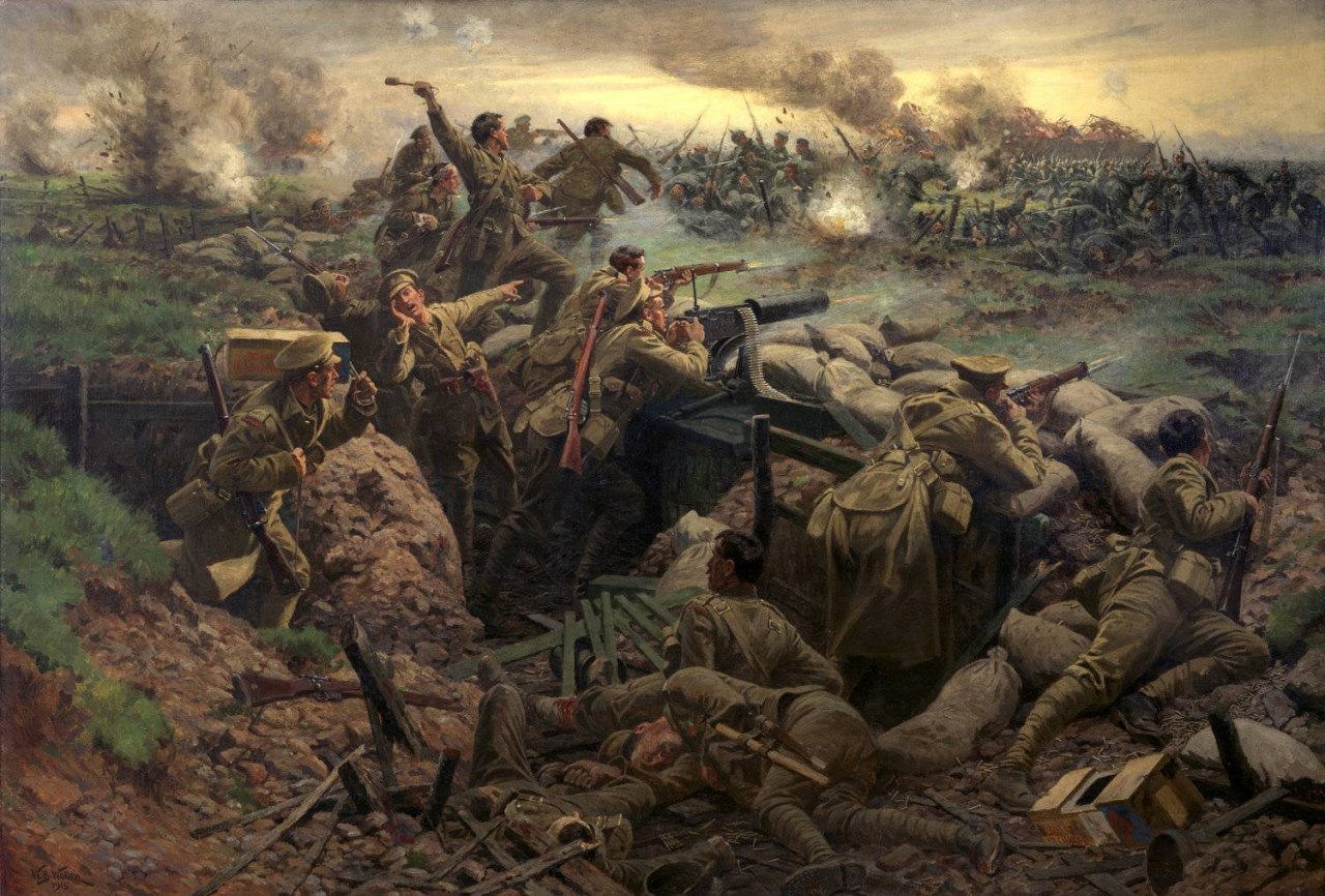 Военные действия в произведениях. Батальные картины первой мировой войны. 1914 ПМВ.
